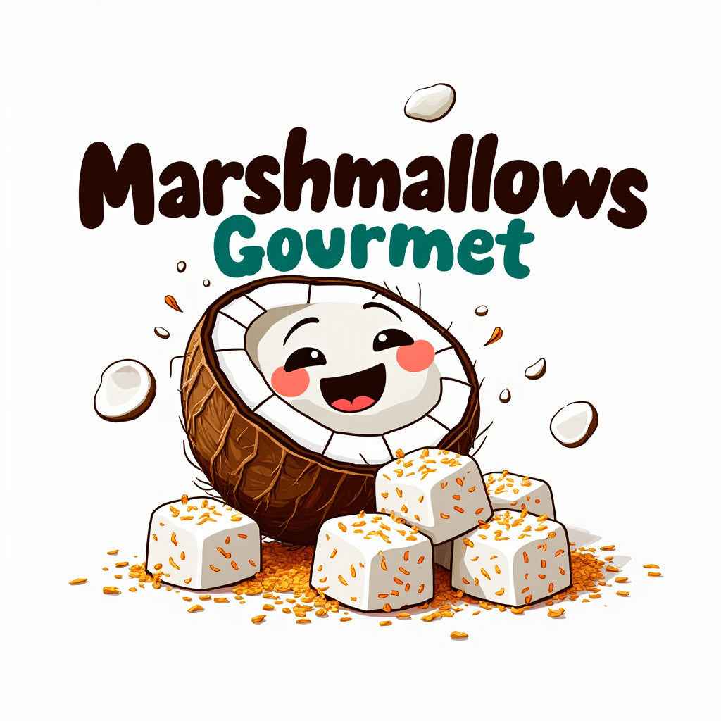 Coconut Flavour Marshmallows - Fairy Candy UK - Handmade Marshmallows, Boiled Sweets & Fruit Leather