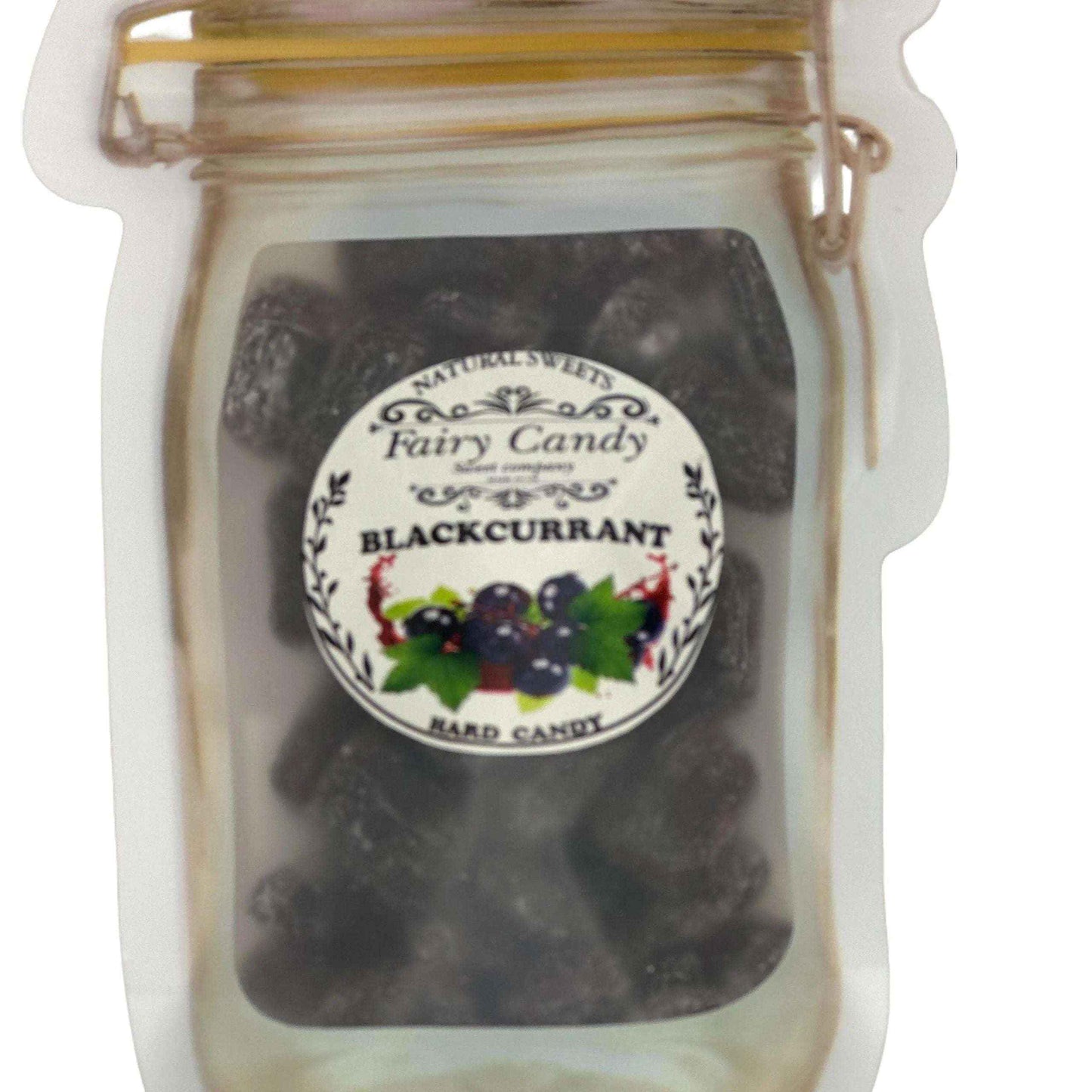 Hard Candy Blackcurrant flavour Natural Sweets Hard Candy - - Snack, Bonbon old fashioned hard sweets