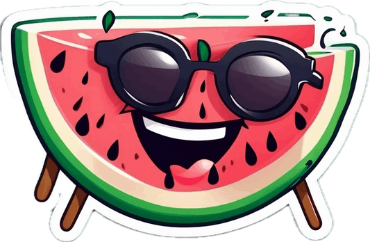 Watermelon lollipop - natural ingredients