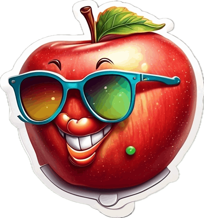 Apple lollipop natural ingredients