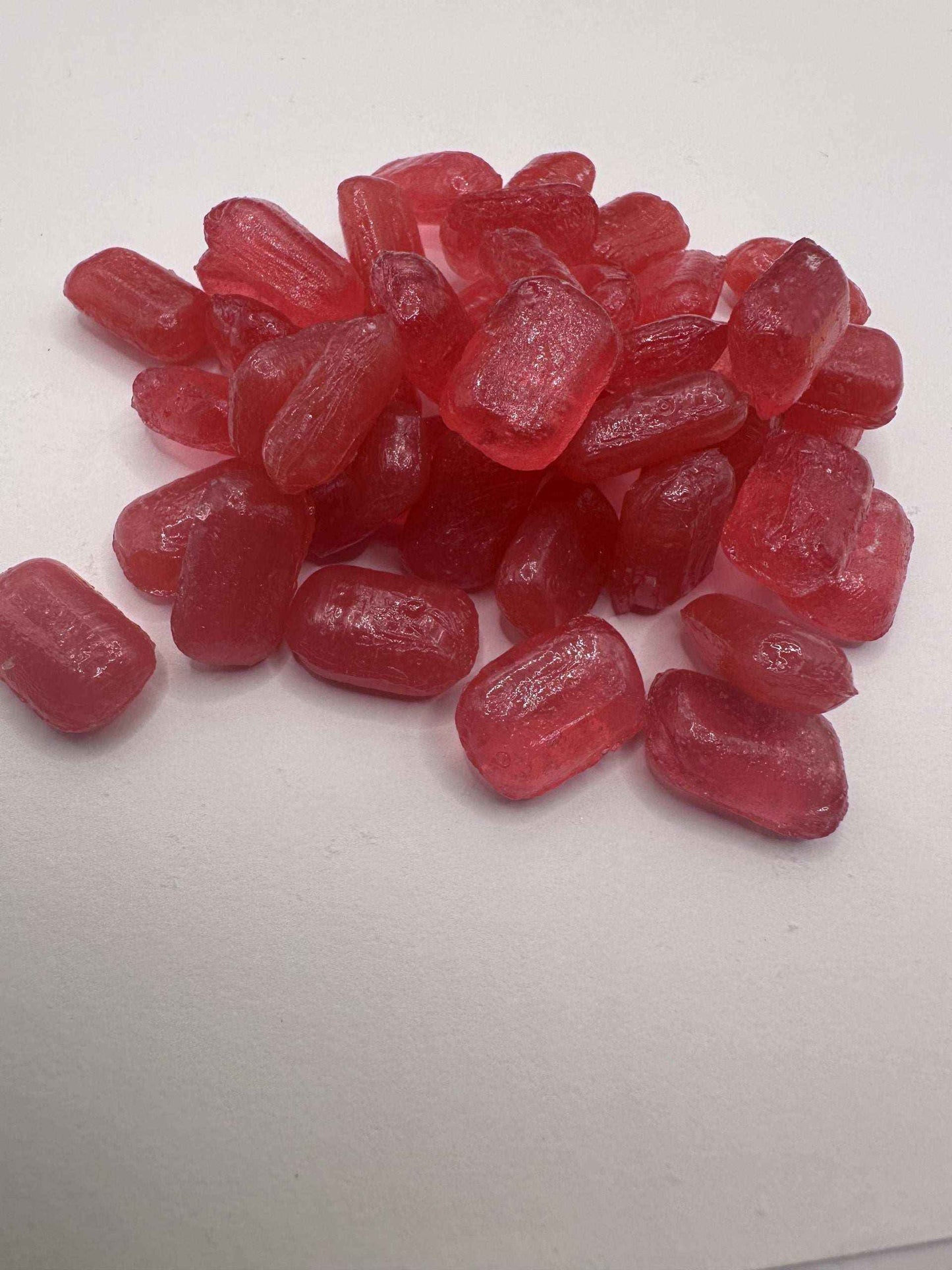 Boiled Sweets UK WATERMELON Hard Sweets - drop candy, natural sweets, boiled sweets, handmade candy, rock candy Bonbon Snack flings