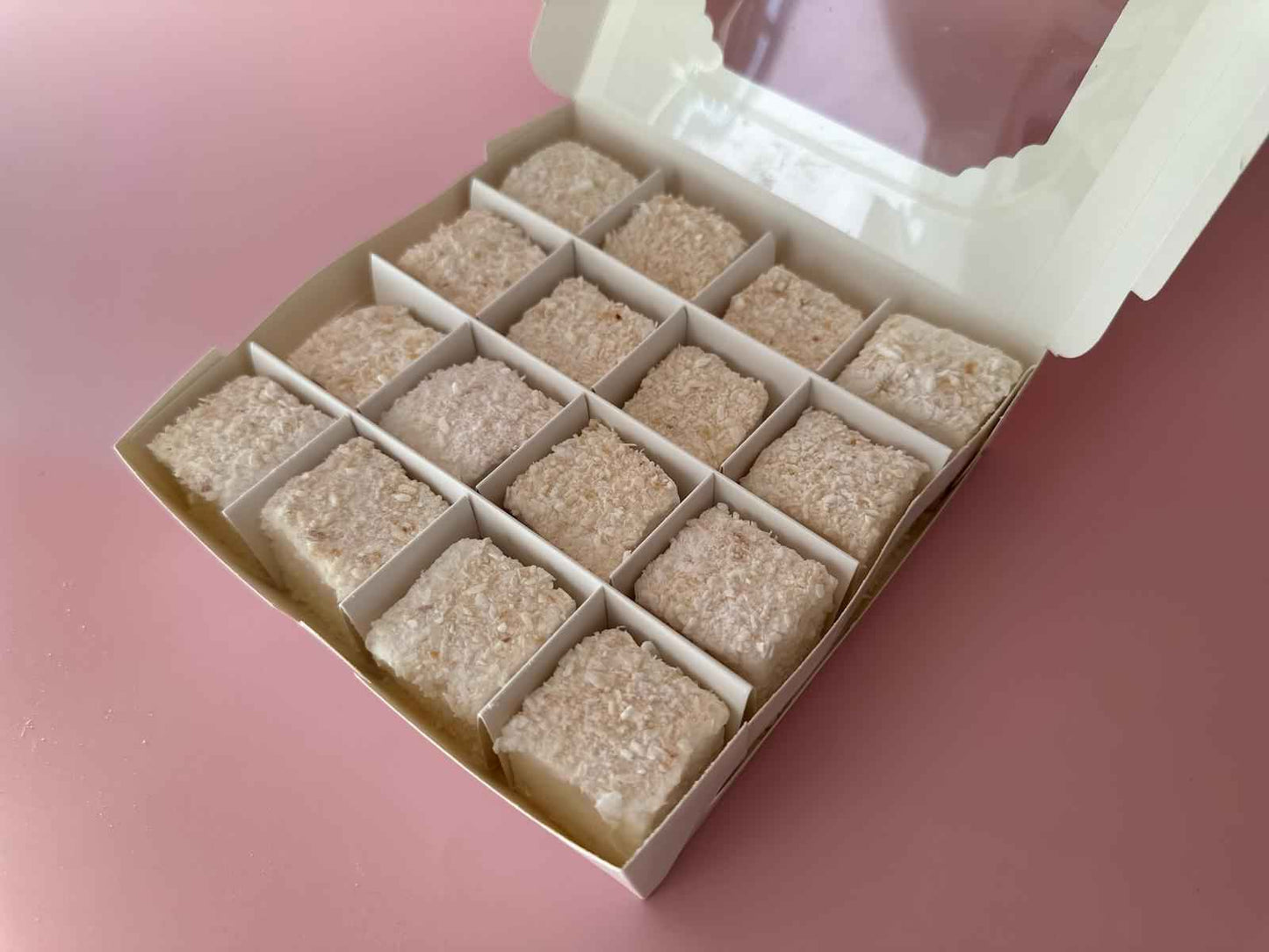 Gourmet Marshmallows COCONUT Gift Edition handmade gluten free personalised gift - Fairy Candy UK - Handmade Marshmallows, Boiled Sweets & Fruit Leather
