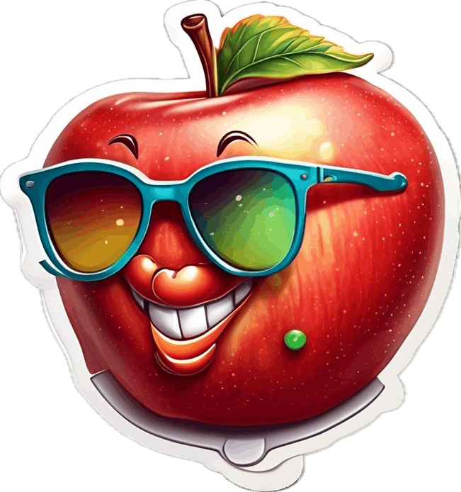 Apple lollipop natural ingredients