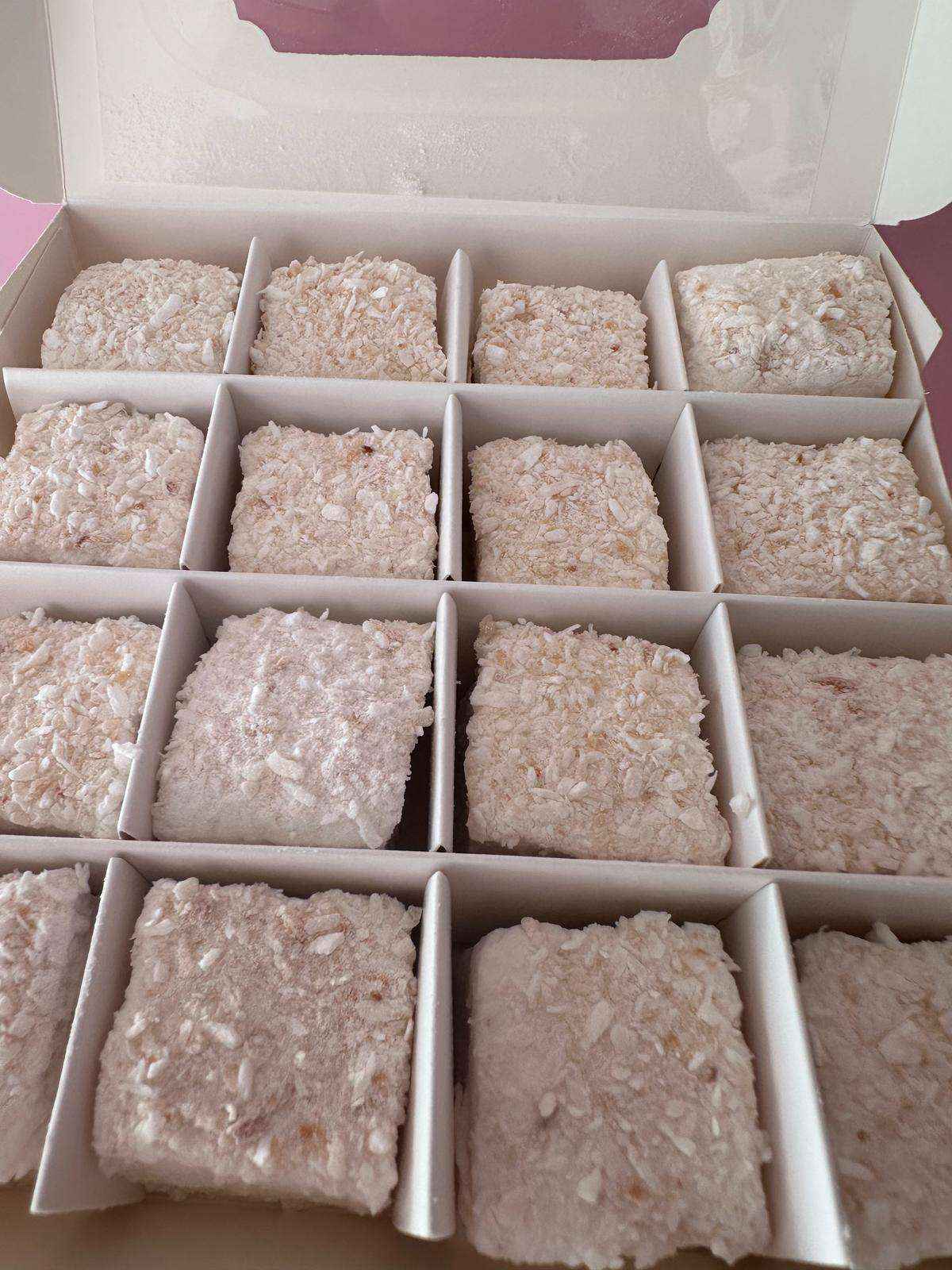 Gourmet Marshmallows COCONUT Gift Edition handmade gluten free personalised gift - Fairy Candy UK - Handmade Marshmallows, Boiled Sweets & Fruit Leather