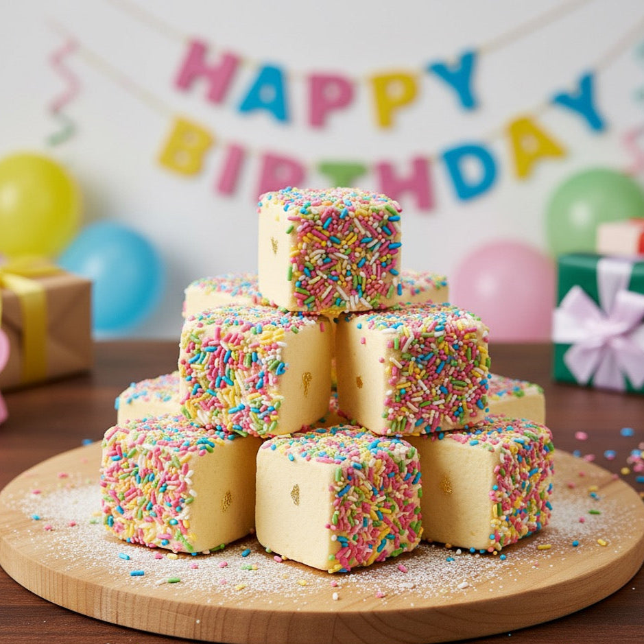 birthday cake marshmallows