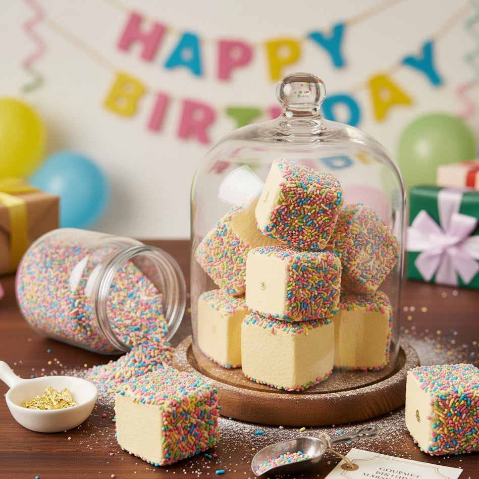 birthday cake marshmallows