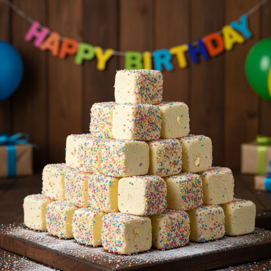 birthday cake marshmallows