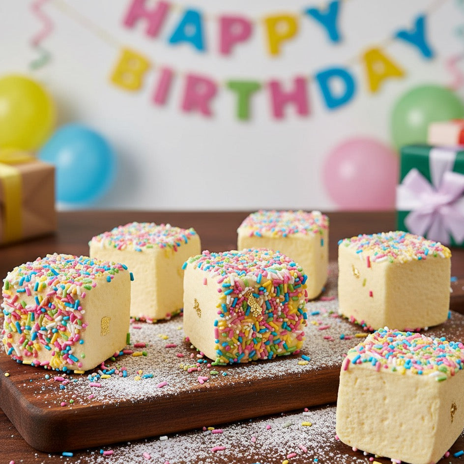 birthday cake marshmallows