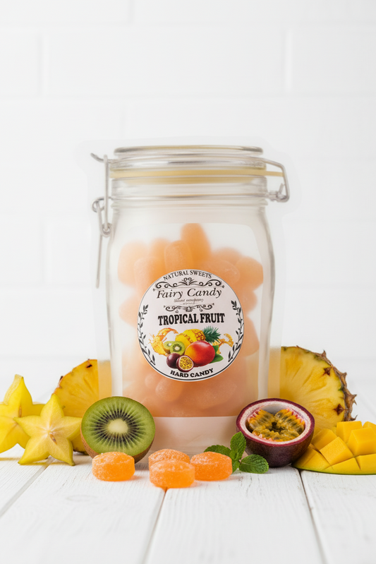 boiled sweets tropical fruit hard candy