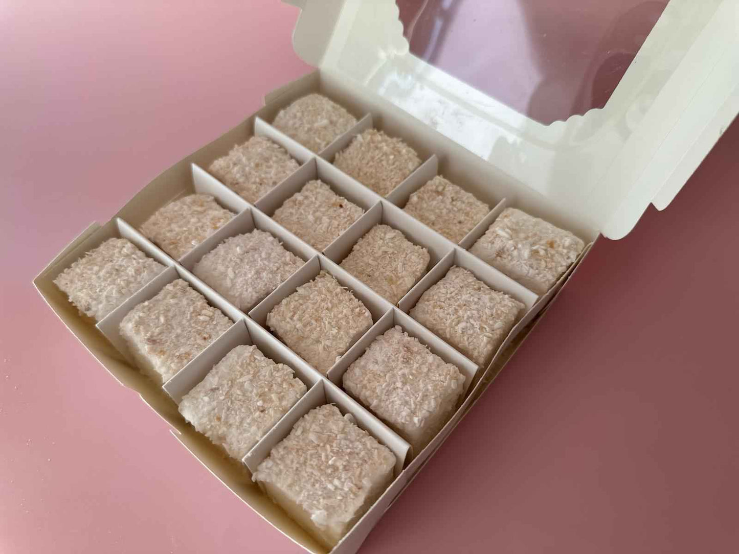 Gourmet Marshmallows COCONUT Gift Edition handmade gluten free personalised gift - Fairy Candy UK - Handmade Marshmallows, Boiled Sweets & Fruit Leather
