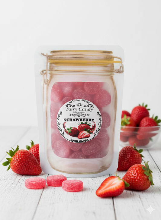hard candy strawberry boiled sweets