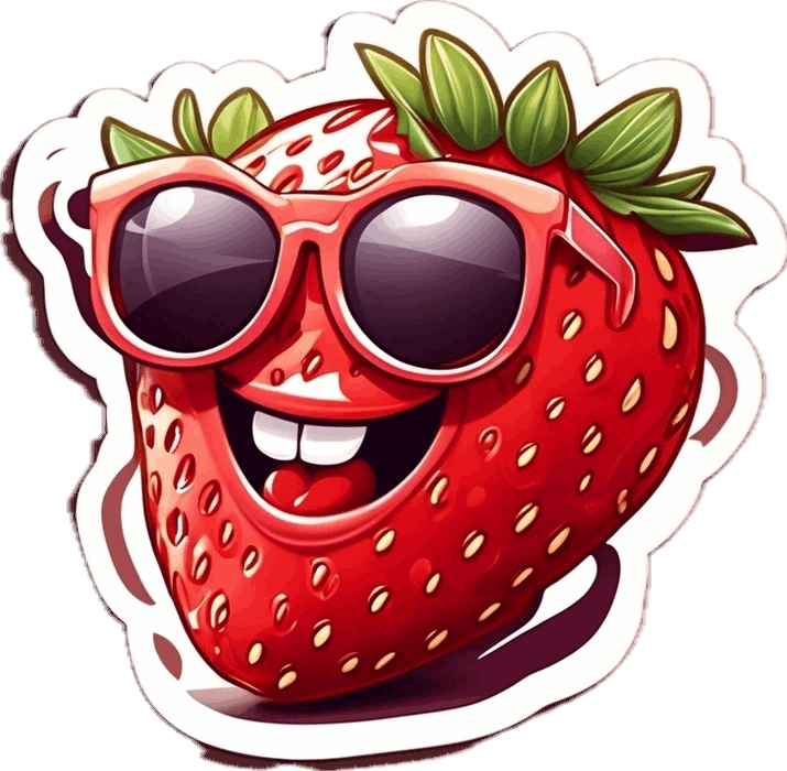 Natural Strawberry Lollipops - 10-Pack Delight