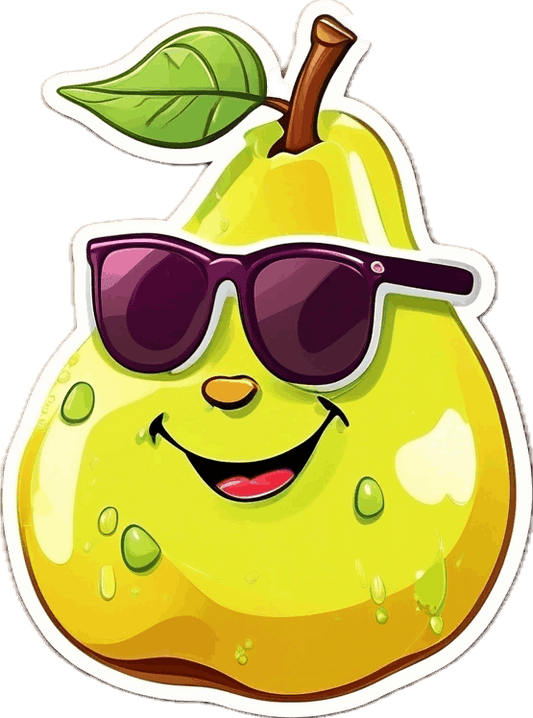 Pear lollipop - natural ingredients