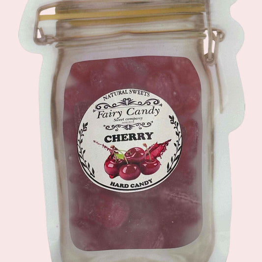 Hard Candy Cherry boiled sweets, handmade candy, drop candy, natural sweets,  rock candy Bonbon Snack flings pink white sack old fashioned treats popping candy old  fashioned