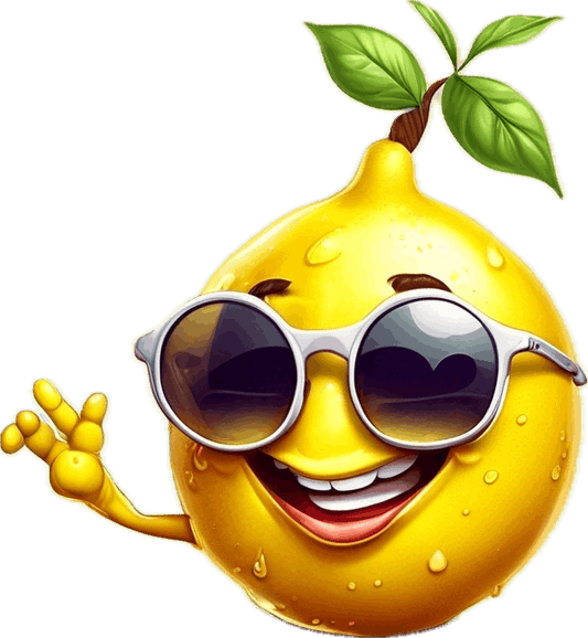 Lemon lollipop - natural ingredients