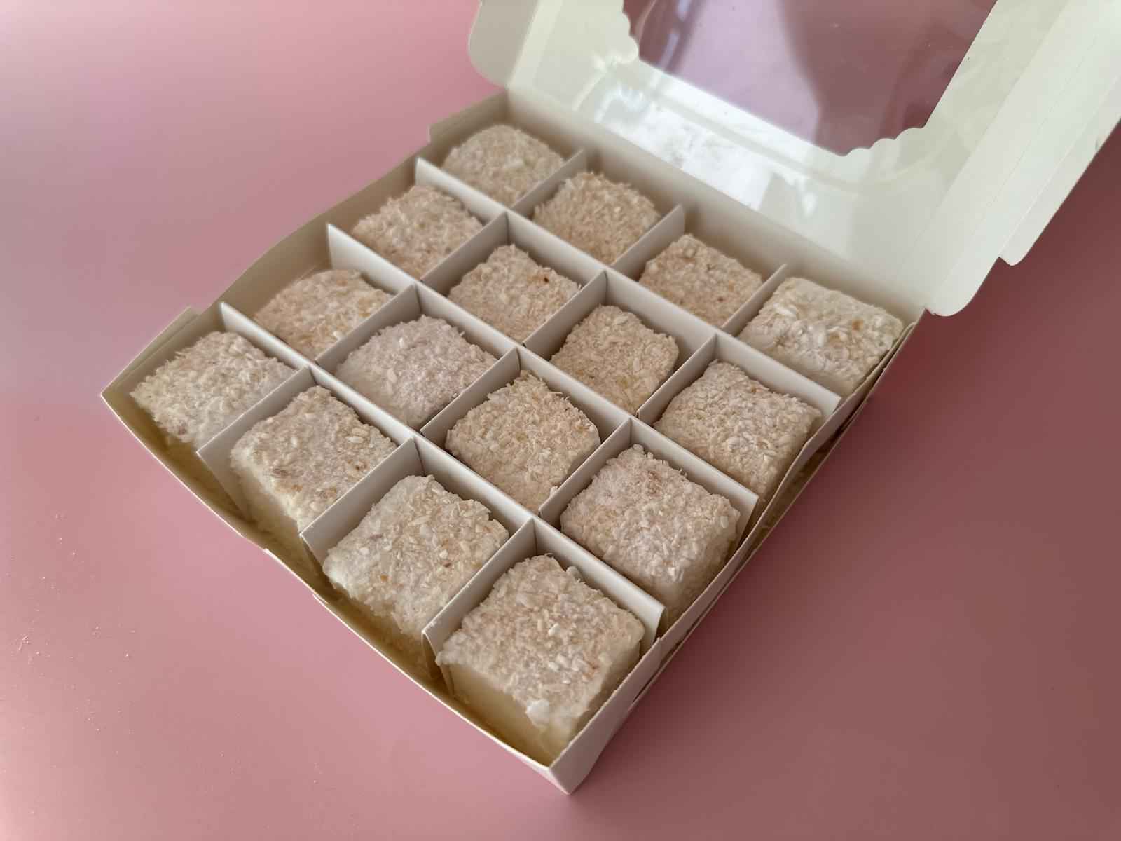 Gourmet Marshmallows COCONUT Gift Edition handmade gluten free personalised gift - Fairy Candy UK - Handmade Marshmallows, Boiled Sweets & Fruit Leather