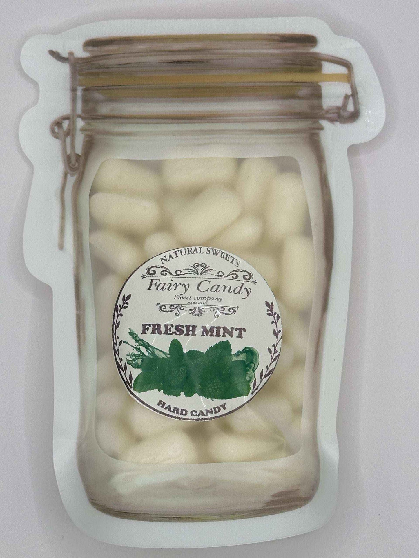 Travel Candy FRESH MINT flavour Natural Sweets Hard Candy - - Snack, Bonbon old  fashioned hard  candy tin  sweets, gourmet  sweets, candy melts, candy  mint  flavored tin  sweets gourmet  sweets fresh  mint Sugar