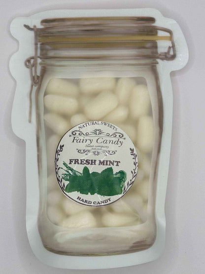 Travel Candy FRESH MINT flavour Natural Sweets Hard Candy - - Snack, Bonbon old  fashioned hard  candy tin  sweets, gourmet  sweets, candy melts, candy  mint  flavored tin  sweets gourmet  sweets fresh  mint Sugar