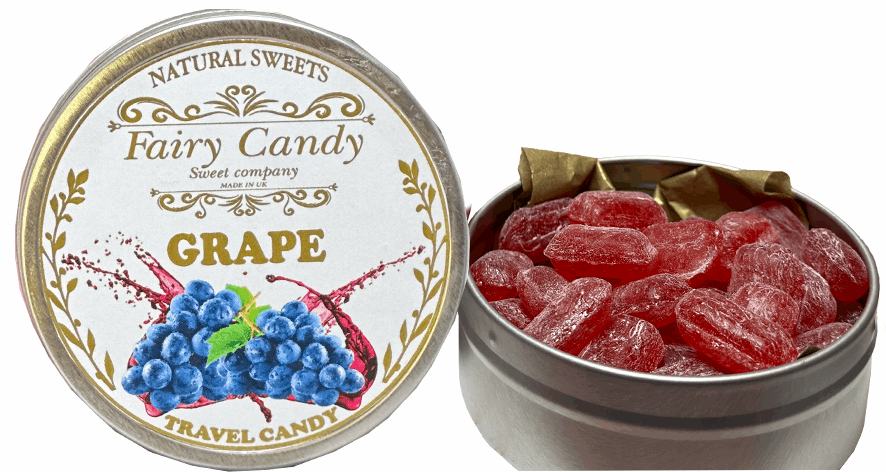 Travel Candy: Grape Natural Sweets