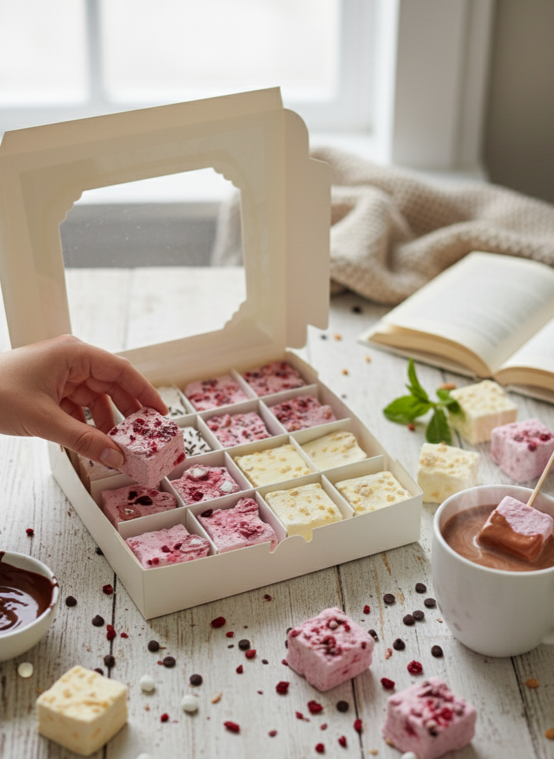 Gourmet marshmallows gift