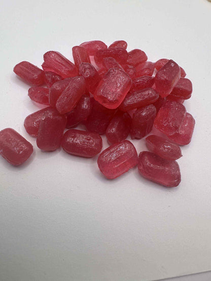Boiled Sweets UK WATERMELON Hard Sweets  - drop candy, natural sweets, boiled sweets, handmade candy, rock candy Bonbon Snack flings