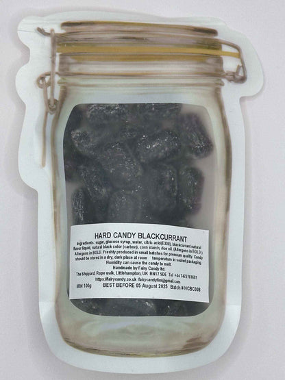 Hard Candy Blackcurrant flavour Natural Sweets Hard Candy - - Snack, Bonbon old  fashioned hard   sweets