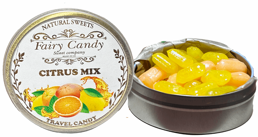 TRAVEL CANDY CITRUS MIX Natural Sweets