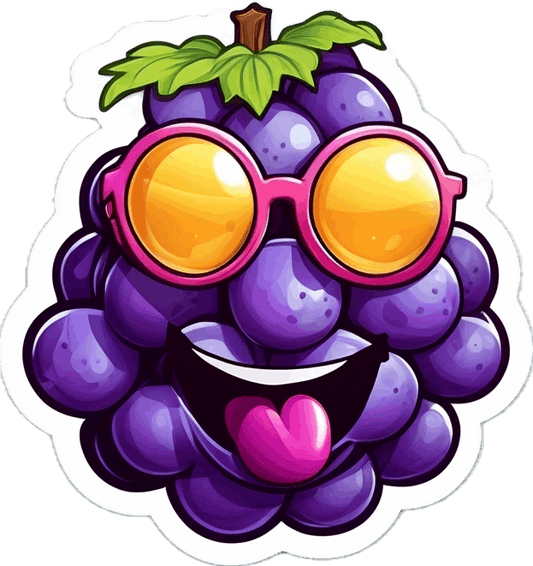 Grape lollipop - natural ingredients