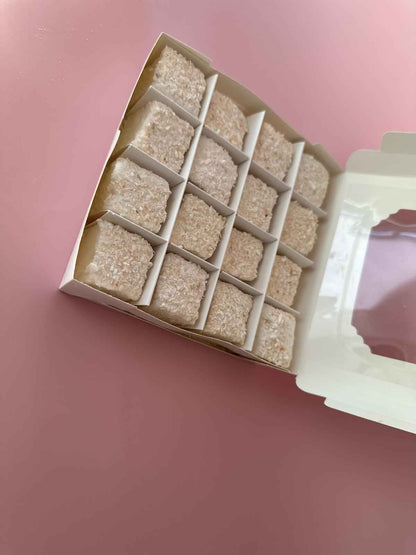 Gourmet Marshmallows COCONUT Gift Edition handmade gluten free personalised gift - Fairy Candy UK - Handmade Marshmallows, Boiled Sweets & Fruit Leather